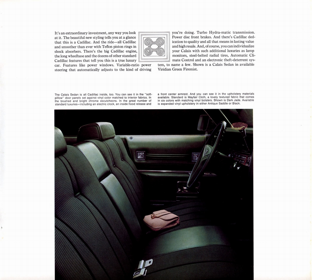 1973 Cadillac Prestige Brochure Page 17